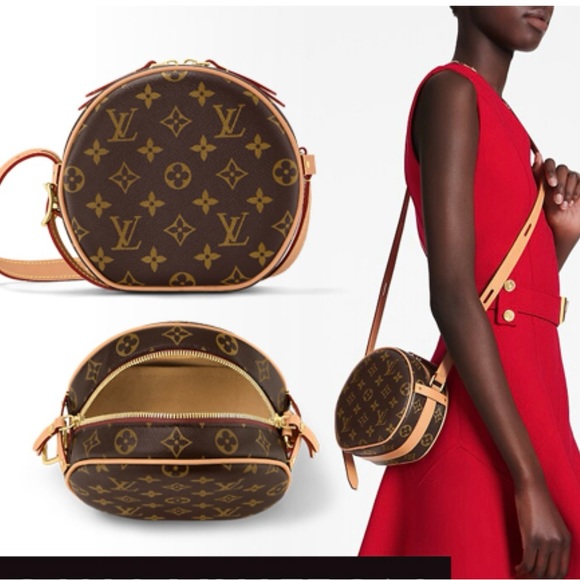 LOUIS VUITTON Boite Chapeau Souple PM Shoulder Bag M45578 Monogram WITH RECEIPT - Picture 2 of 9